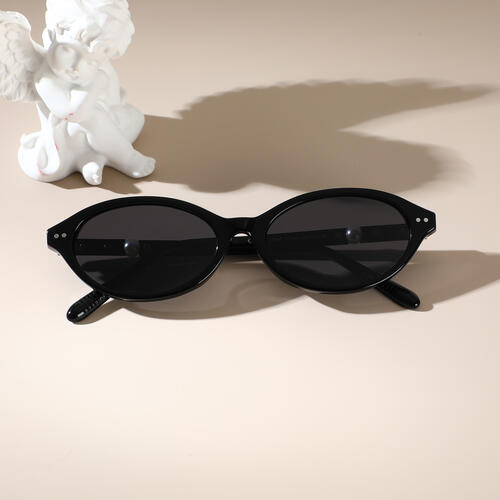 Dawson Lunettes de soleil Ovales Noires