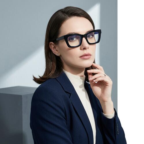 Ida Gafas Cuadradas Negras