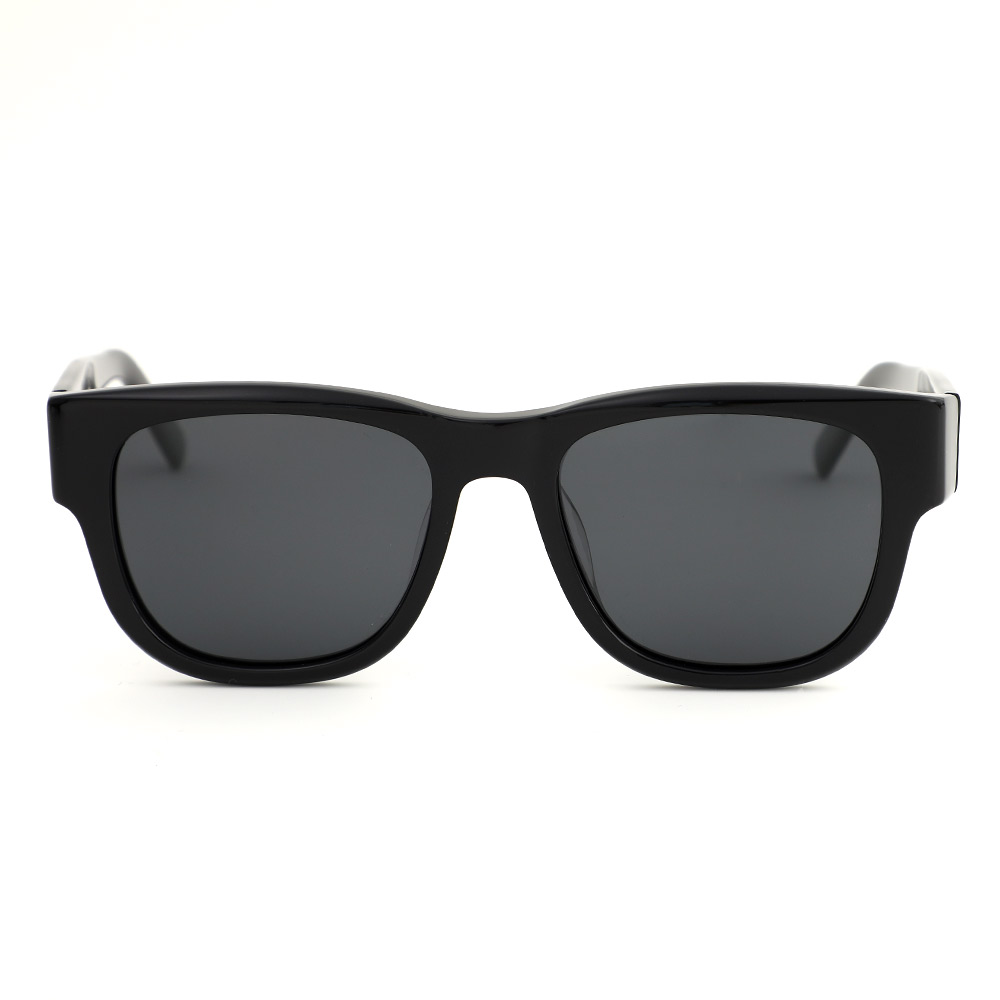 Matthew Schwarze Quadratische Sonnenbrille