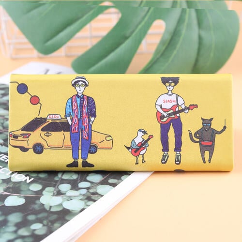 Viaja librementeTríptico Amarillas Estuche para gafas