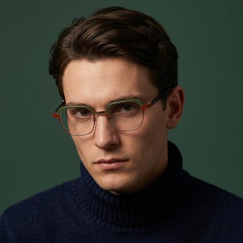 Yule Grüne Quadratische Brille