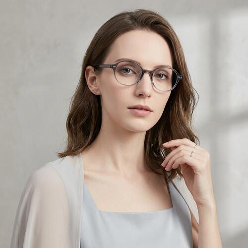 Winifred Gafas Ovaladas Grises