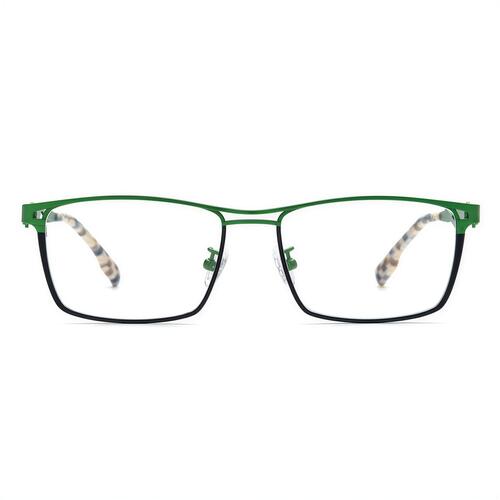 Ramsden Grüne Rechteckige Brille