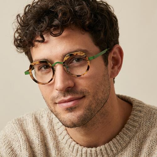 Congreve Gafas Redondas Marrones