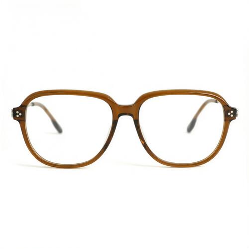 More Braune Quadratische Brille