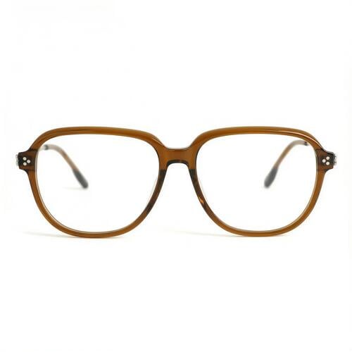 More Braune Quadratische Brille