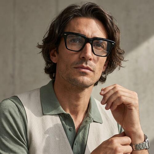 Matthew Black Square Glasses