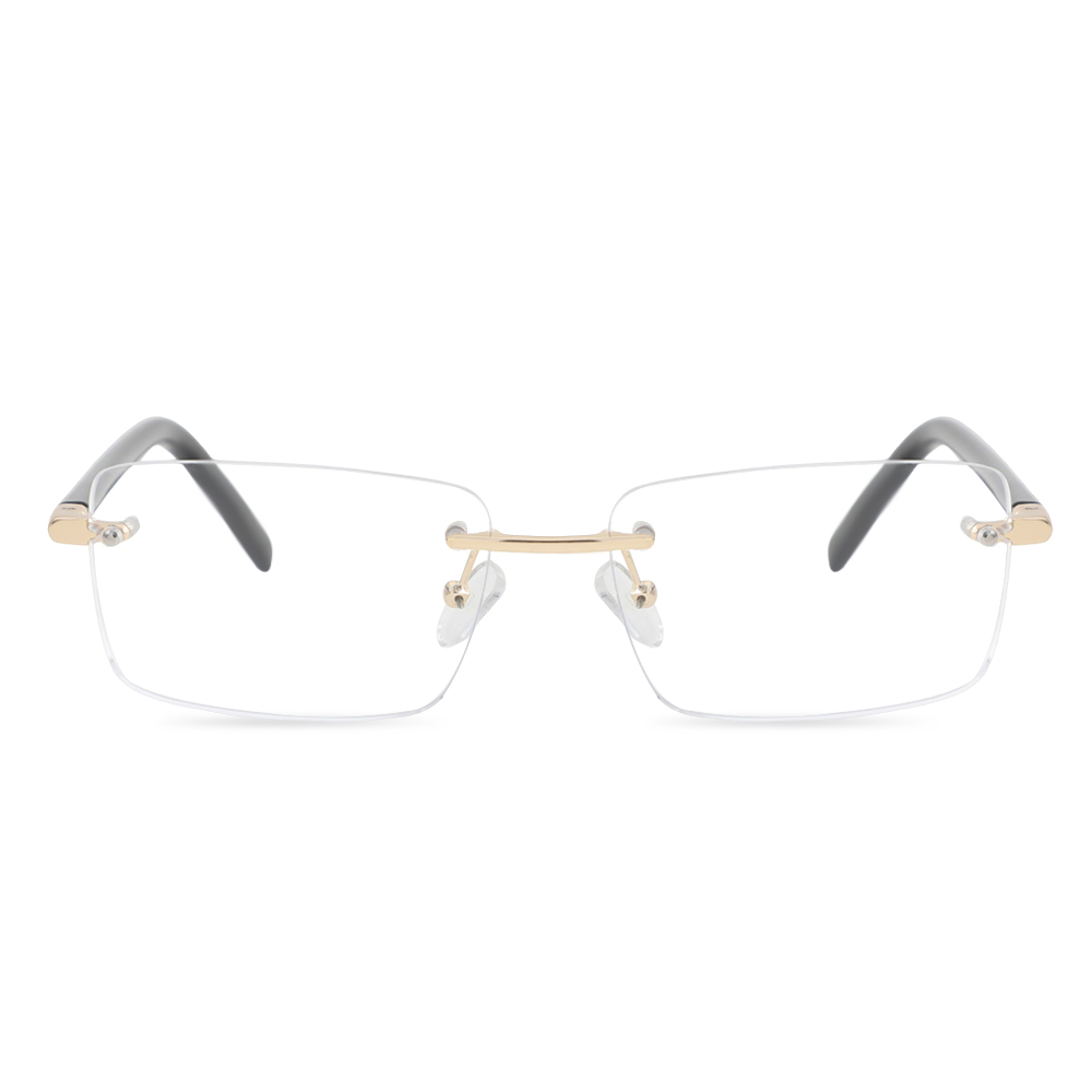 Gale Goldene Rechteckige Brille