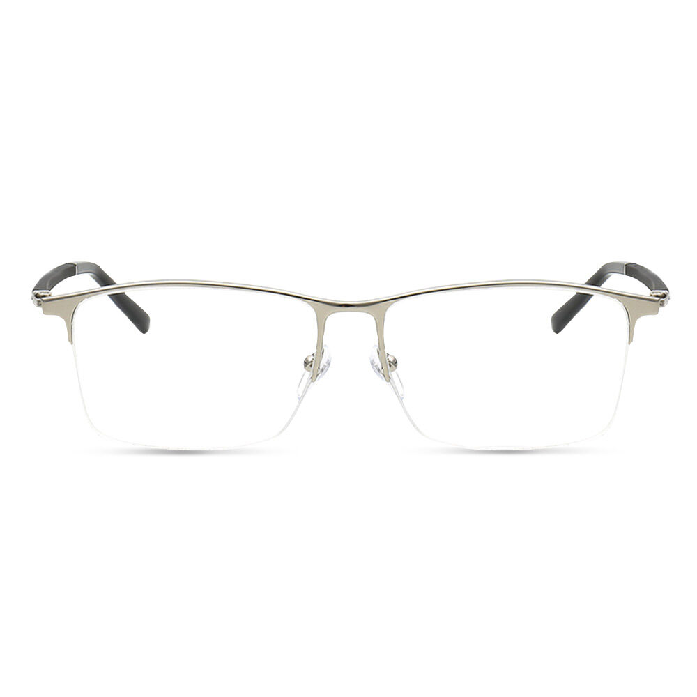 Cuicee Silver Browline Glasses