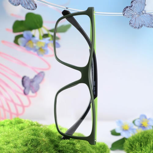 Phyllis Gafas Rectangulares Verdes