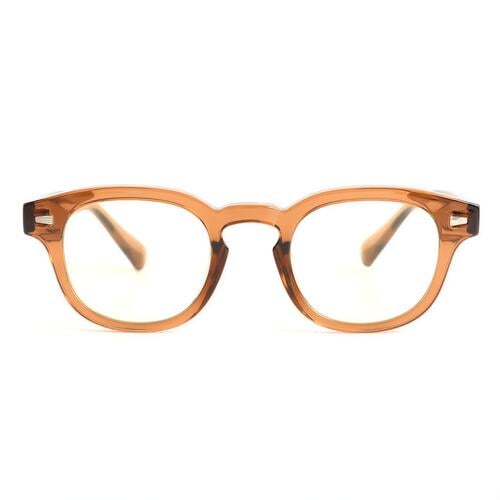 Lucien Orange Square Glasses