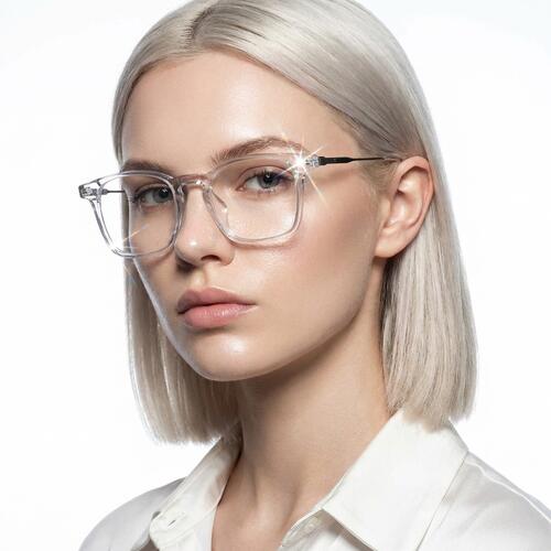 Macadam Transparente Quadratische Brille