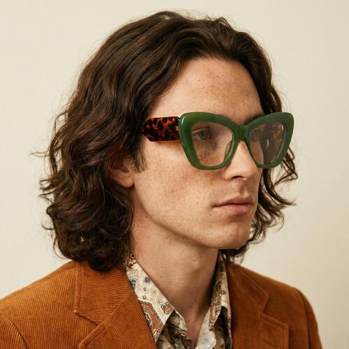 Isaac Green Cat Eye Glasses