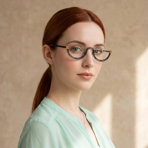Sophia Gafas Ovaladas Negras