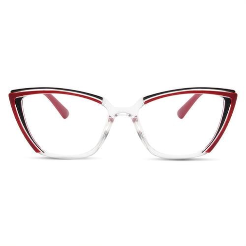 Keynes Red Cat Eye Glasses