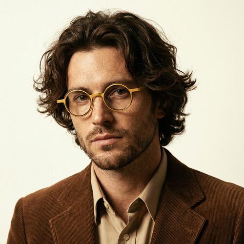 Neoco Yellow Round Glasses