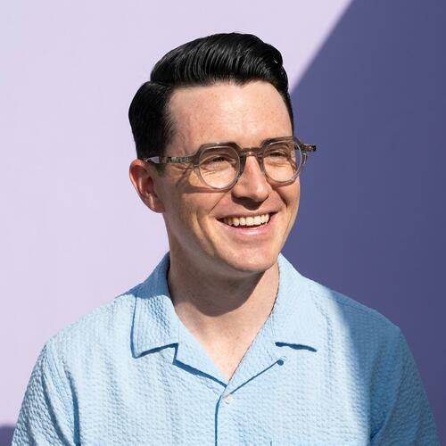 Scarlett Gray Round Glasses