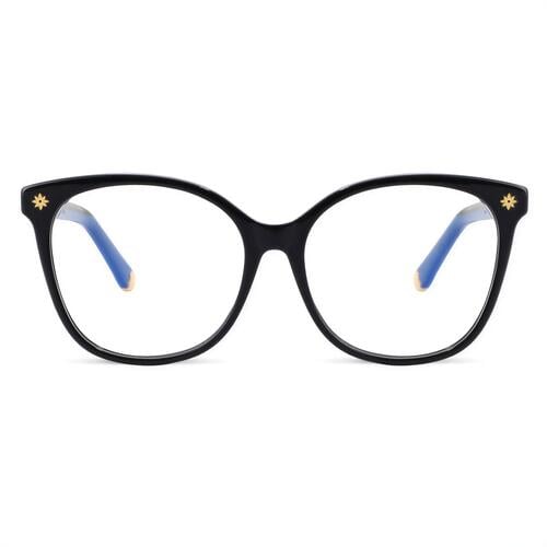 Ellison Black Square Glasses
