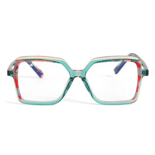 Thera Grüne Geometrische Brille