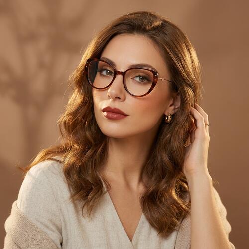 Olivia Tortoise Cat Eye Glasses
