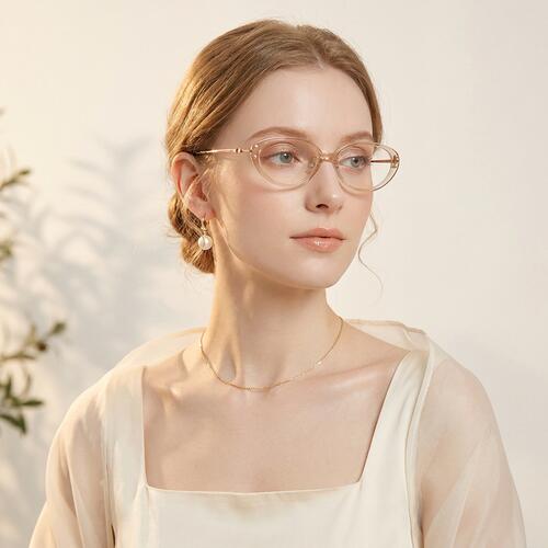 Taylor Champagne Cat Eye Glasses