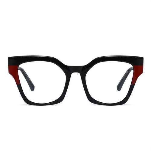 Gustave Black Square Glasses