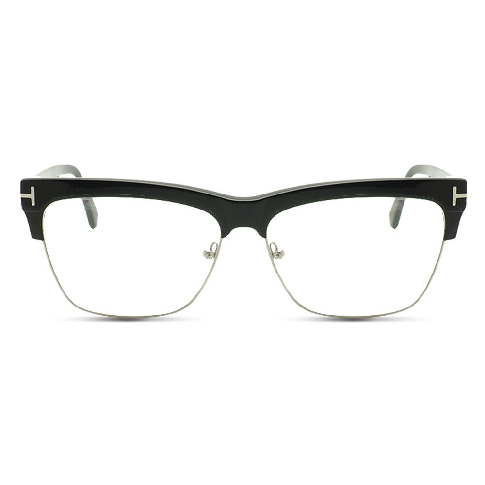Theresqe Schwarze Browline Brille