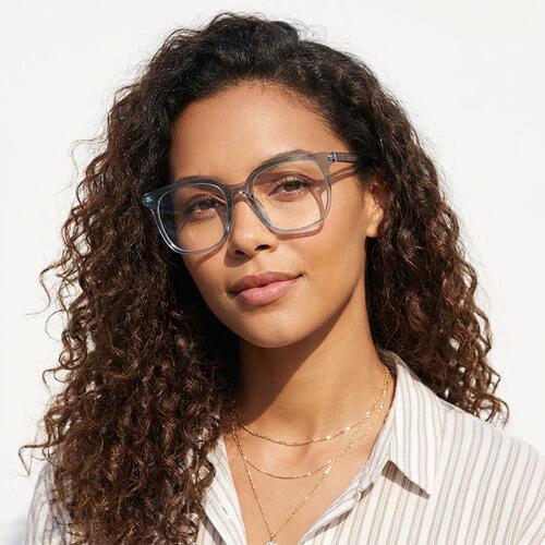 Gilbert Blaue Quadratische Brille