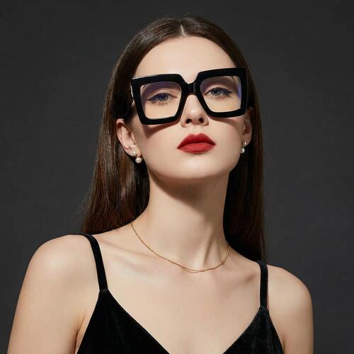Quie Lunettes Carrées Noires