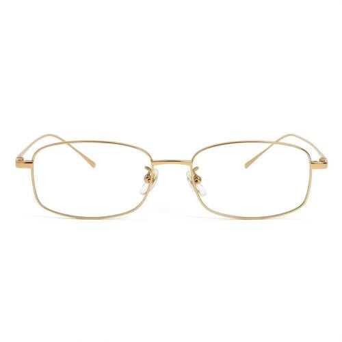 Audrey Goldene Rechteckige Brille