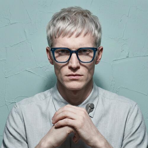Grace Blue Square Glasses