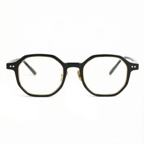 Edward Black Geometric Glasses