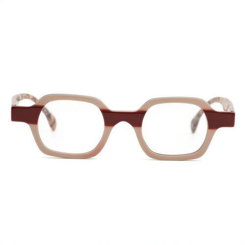 Tucker Braune Quadratische Brille