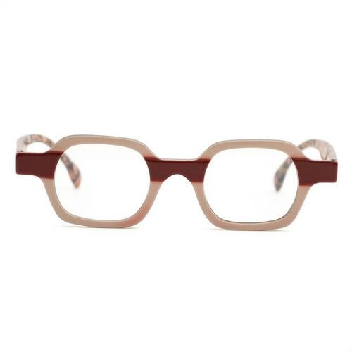 Tucker Braune Quadratische Brille