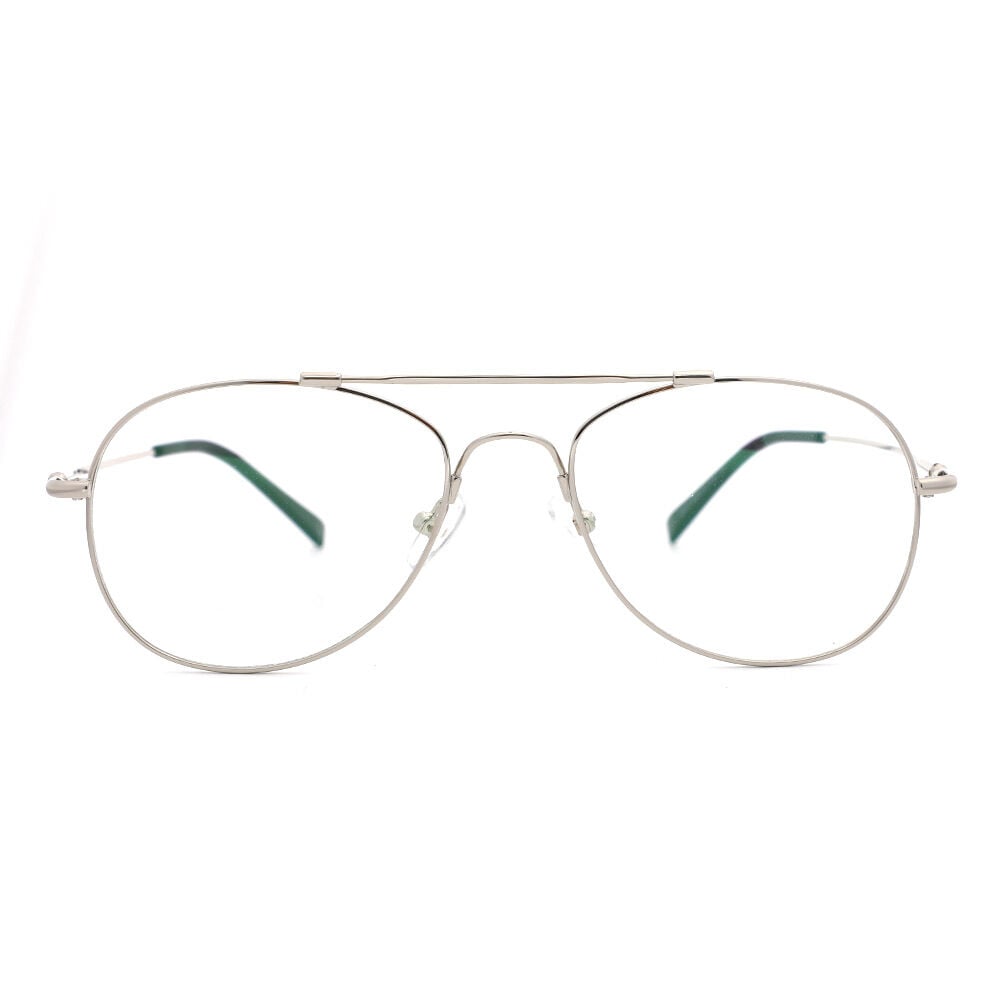 Effie Silberne Pilot Brille