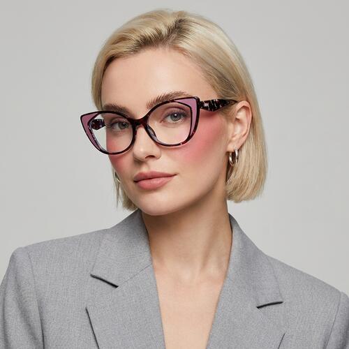 Moulton Gafas Cat Eye Moradas