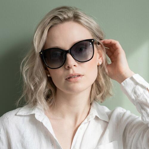 Henry Black Square Sunglasses