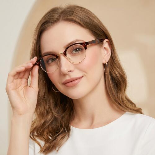 Roxanne Occhiali Browline Tartarugati