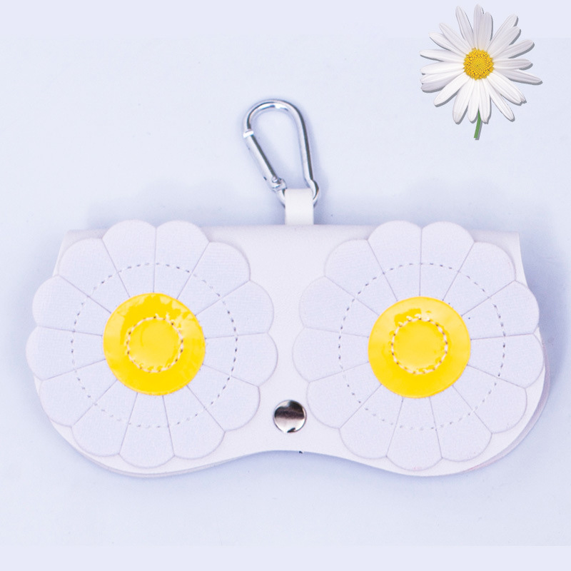 Girasol Blancas Estuche para gafas