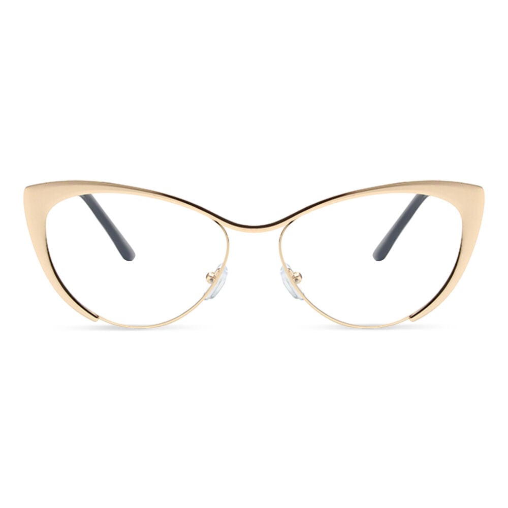 Dulles Gold Cat Eye Glasses