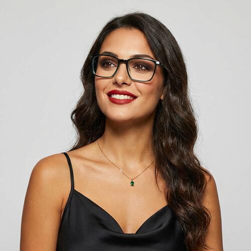 Rebus Grüne Quadratische Brille