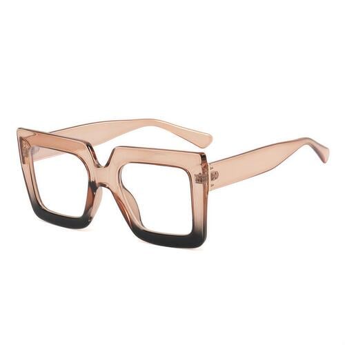 Quie Champagne Square Glasses