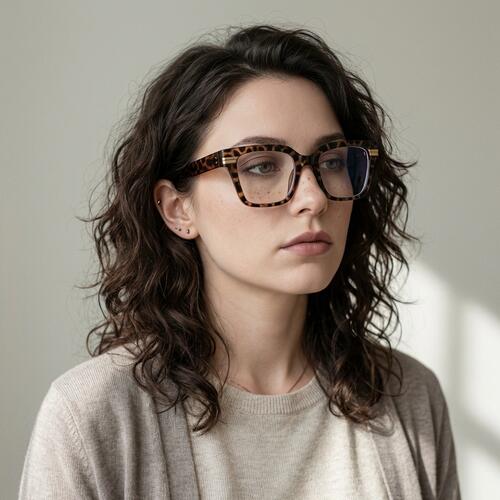 Colby Tortoise Square Glasses
