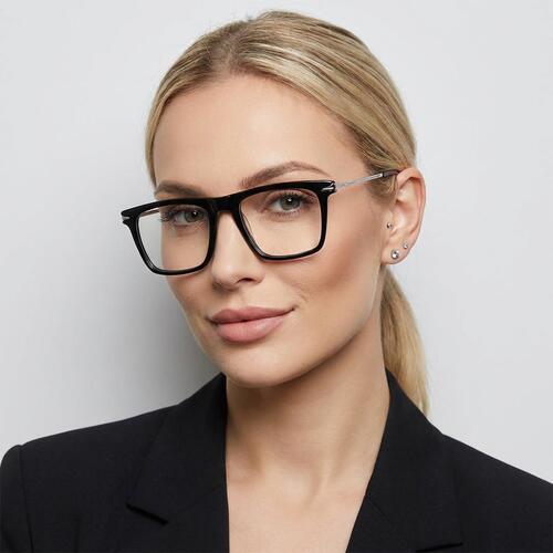 Huntingte Gafas Cuadradas Negras