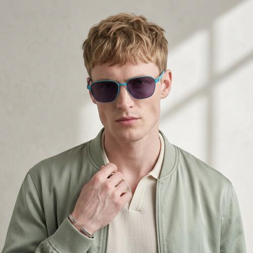 Harriet Gafas de sol Cuadradas Azules