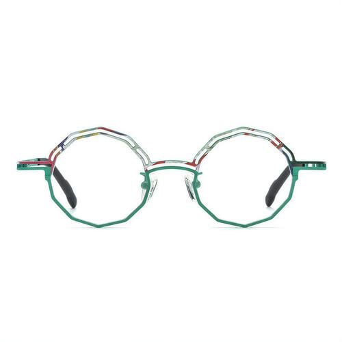 Galbraith Green Round Glasses