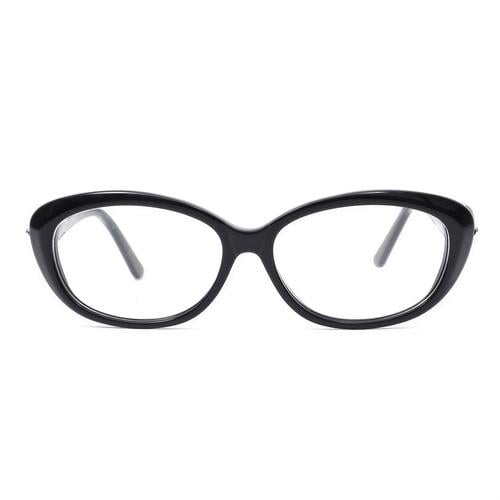Emmi Schwarze Ovale Brille