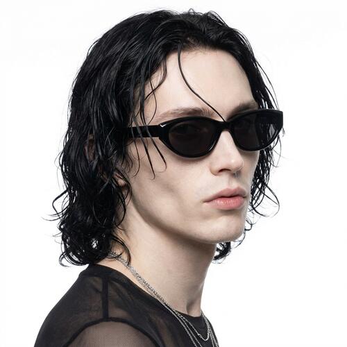 Thomas Black Cat Eye Sunglasses