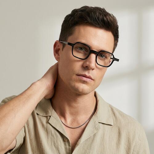 Hector Gafas Cuadradas Negras