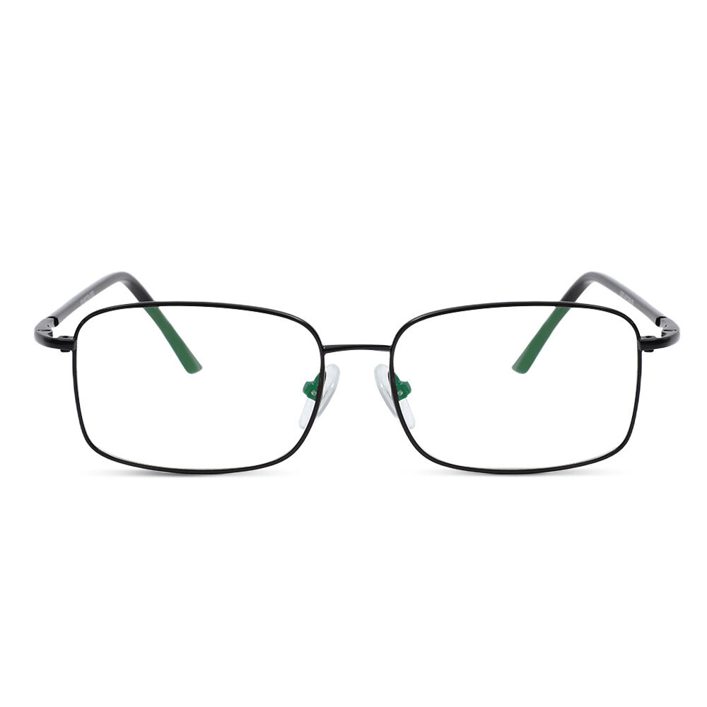 Rosa Schwarze Rechteckige Brille